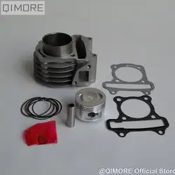 Kit de segments de piston Big Bore pour scooter 4 temps, 50mm, 139QMB, 147QMD, GY6 50, 60, 80 cm3, mise à niveau (fond de piston 50mm!!)