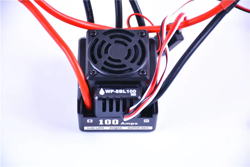 Hobbywing 100A Fully waterproof and brushless ESC for 3-4S LIPO battery