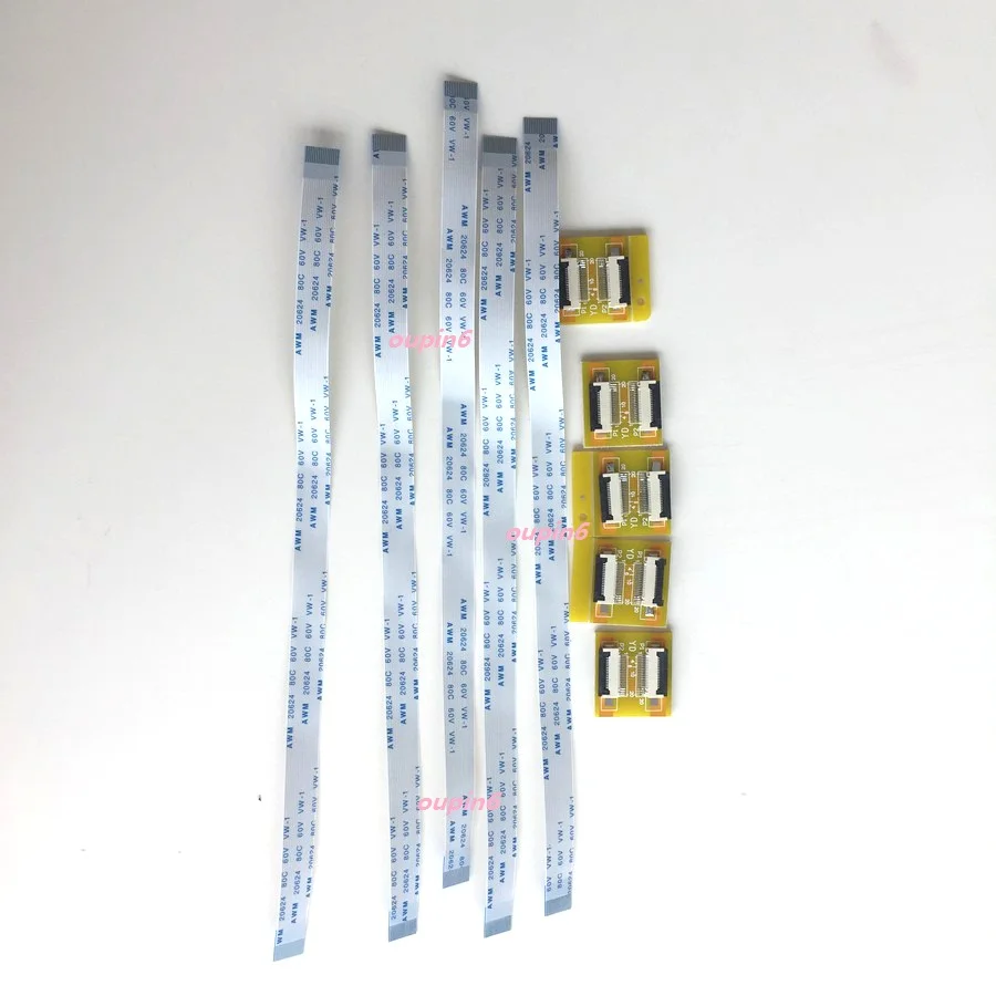 5 PCS 16Pin To 16Pin ZIF 0.5mm Connector Adapter Extend HDD +  2019 Flat line Cable FPC FFC 200MM