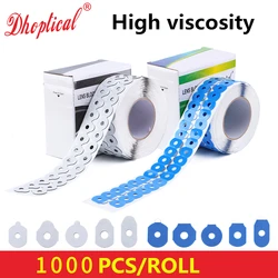 Lens Blocking Pads 1000pcs/roll  High viscosity  Edging Polishing Blocking Pads Sticker By Dhoptical