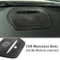 For Mercedes Benz GLE ML W166 GL X166 GLS Car Styling Car Loudspeaper Deco Car Audio Sticker Car Stereo Cover Auto Trim Interior