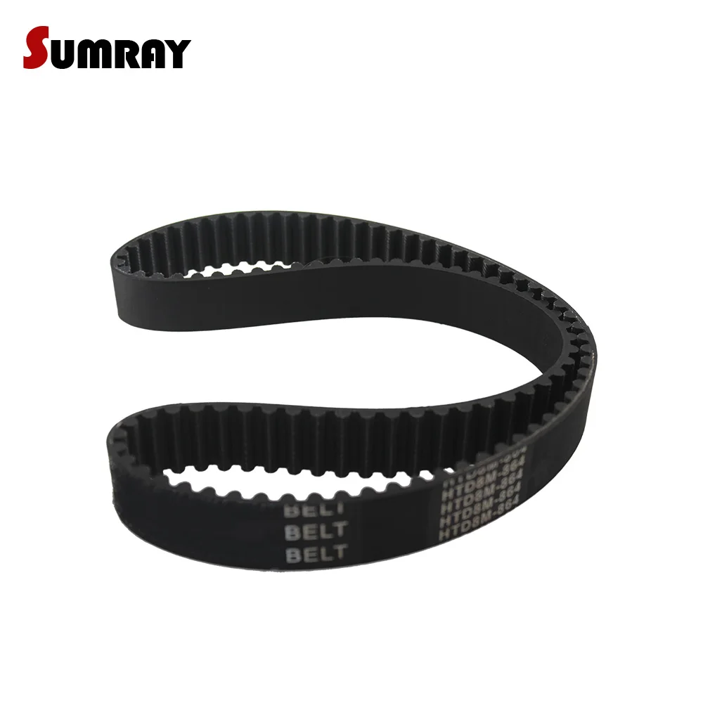 

HTD8M Tooth Belt 8M-800/808/816/824/832/840/848/856/864/872mm Length Synchronous Belt 20/25/30mm Belt Width Rubber Belts Round