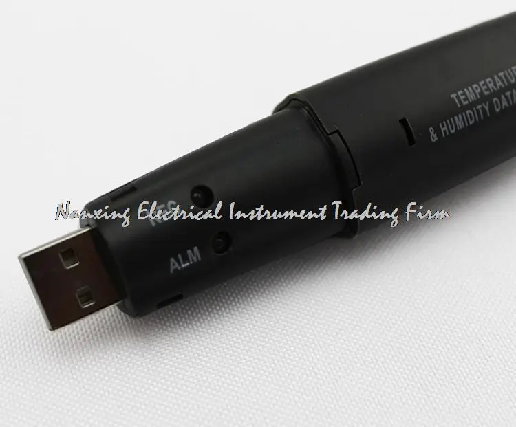มาถึงอย่างรวดเร็ว HT-160 USB แบบพกพาความชื้นปากกาอุณหภูมิความชื้น Data Logger Tester Meter