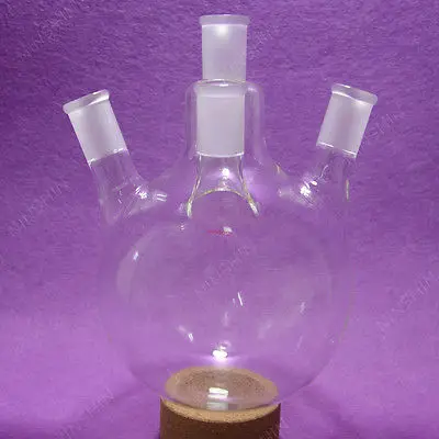 Laboratory Round Bottom Flask,RBF,Four Neck,4 Neck,2L,Lab Flask 24/40