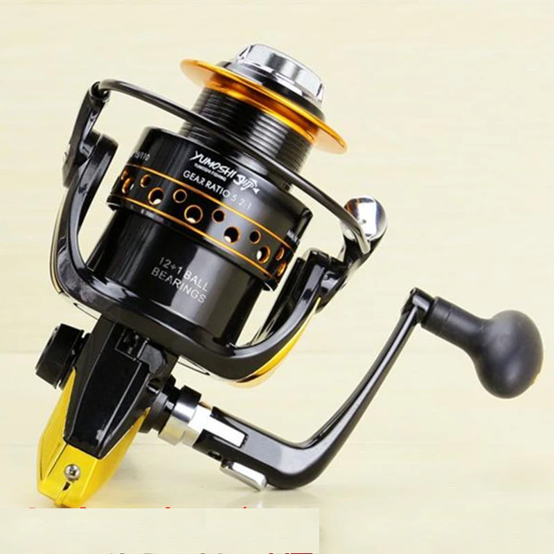 New Hot Sale Fishing Reels Spinning Pre-Loading Spinning Wheel 2000/9000S Customized 12+1 BB Free Shipping Ocean fishing tools