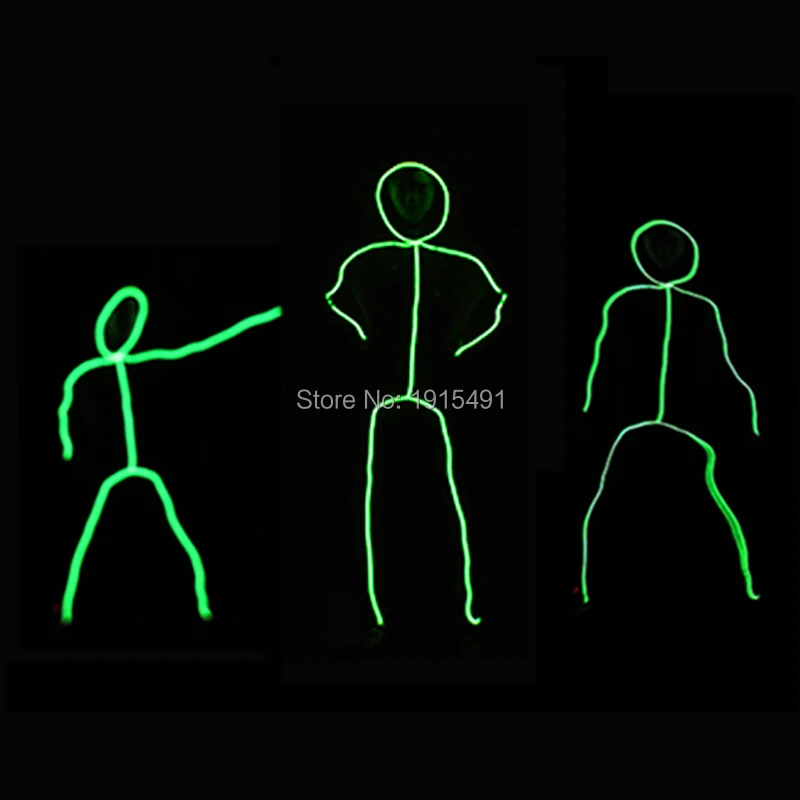 Fashion Dance DJ Led Glowing Suit Light Up Night Show  Costume Halloween Bar Party Rave EL Wire Clothing For Adult Women Men