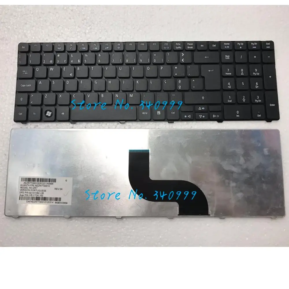 new Keyboard for Acer aspire 5810 5250 5251 5551 5551G 5738G 5738PG 5738Z 5738PZG 5738ZG Portuguese Teclado