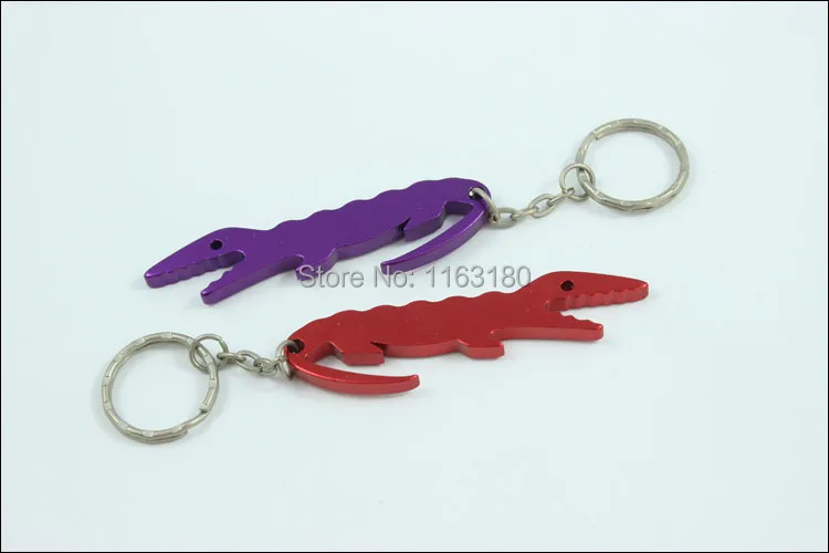 1200 pcs/lot Aluminum alloy key ring key chain keychain bottle beer opener promotion gift