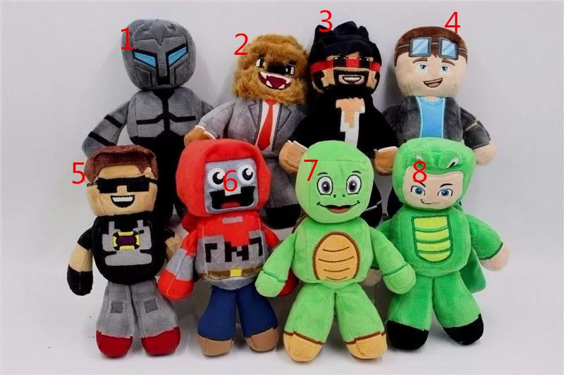 Tube Heroes TDM JEROMEASF Exploding Little Lizard Turtle Plush Toy 8PCS