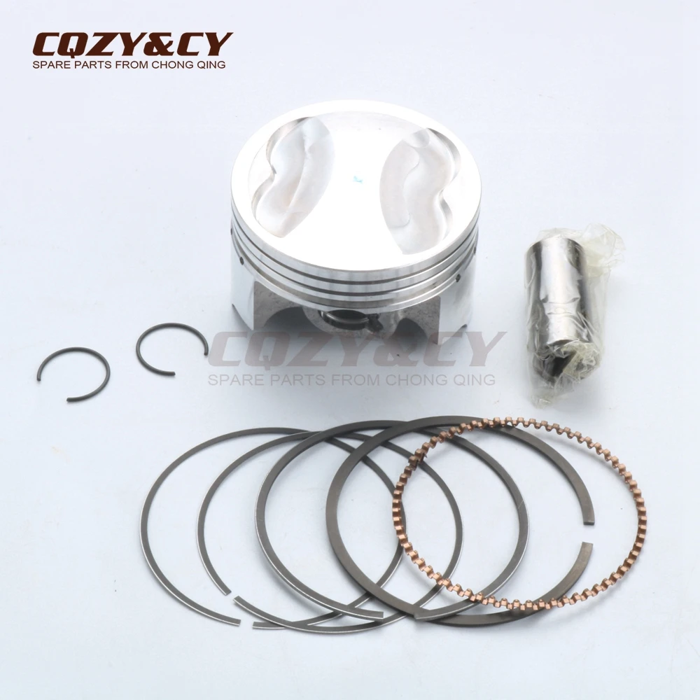 4 Valves 58.5mm Big Bore FORGED Piston& Piston Ring for KYMCO G3 G4 V-Link GP 125 Agility 150 Super 8 150 4V