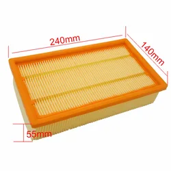 Luftfilter Staubsauger Für KARCHER NT25/1 NT35/1 NT45/1 NT55/1 NT361 ECO NT561 ECO NT611 ECO Ersatz Filter Öl-Beweis