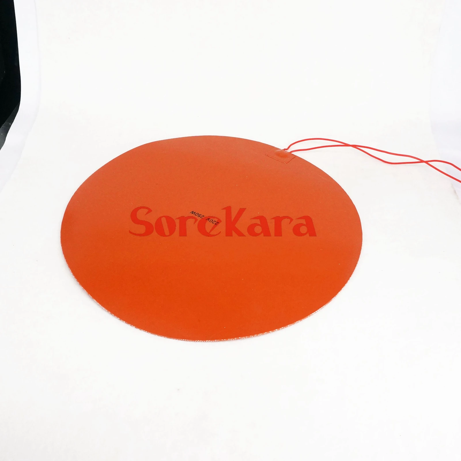 Diameter 50/80/100/150/160/180/200/220/250/300mm Round Flexible Waterproof Silicon Heater Pad For Oil Tank 3D Printer