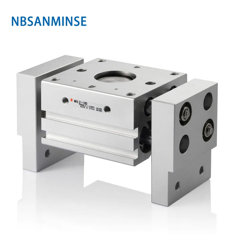 

NBSANMINSE Air Gripper Wide Design MHL2 SMC Type Compress Air Cylinder Double Acting Parallel Style Pneumatic Gripper Automation