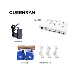 WLD-806 Water Leak Detector for Home Security Protection with 2pcs DN15 and 3pcs Sensors Water Leakage Detection