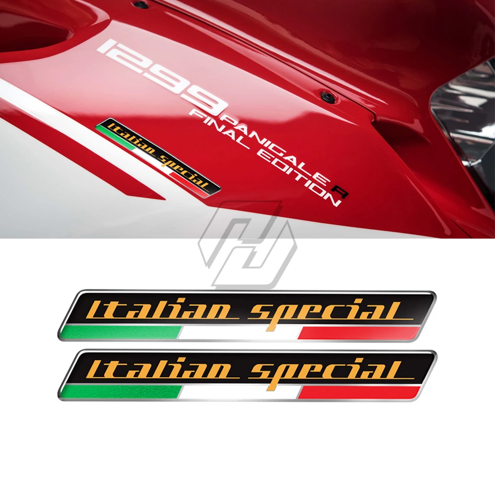 

3D Motorcycle Tank Decals Italy Sticker Italian Special Decals Case for Ducati Monster Aprilia RS RS4 RSV4 MV