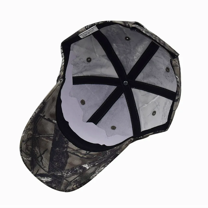 Nuovo Outdoor Pesca Caccia Tenda Da Sole Berretto di Cotone Bird Watching Fotografia Tappi di Caccia Foglia Bionic Camouflage Cappello Da Baseball