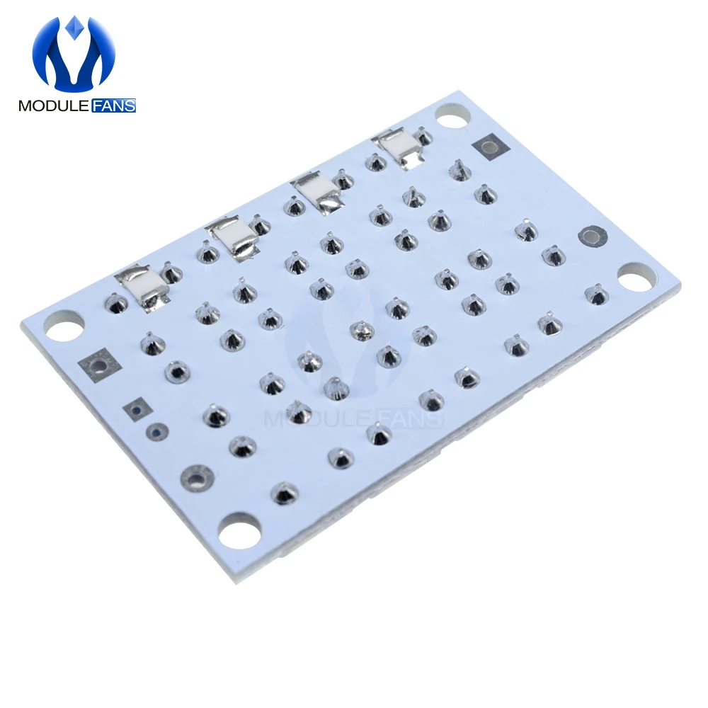 DC 3V-5V 12 LED Super Bright White LED Piranha Board Night LED Lights Lamp Module Board Diy Kit