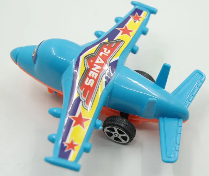 Pull Back Airplane Plastic Planes Model Friction Baby Educational Toy Child Toys Mini Car Kit Children Funny Simulated Plane