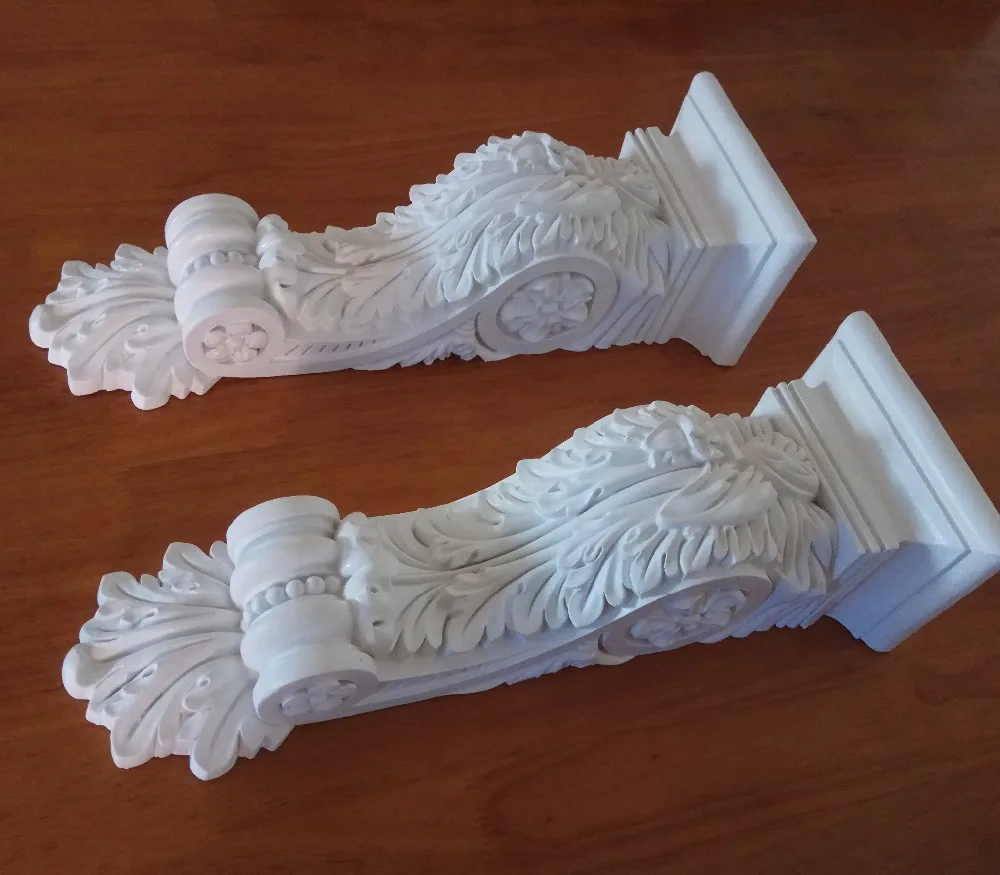 classic European style PU polyurethane Corbel Fireplace Ornament Furniture decoration entrance decor portal decorative Elements
