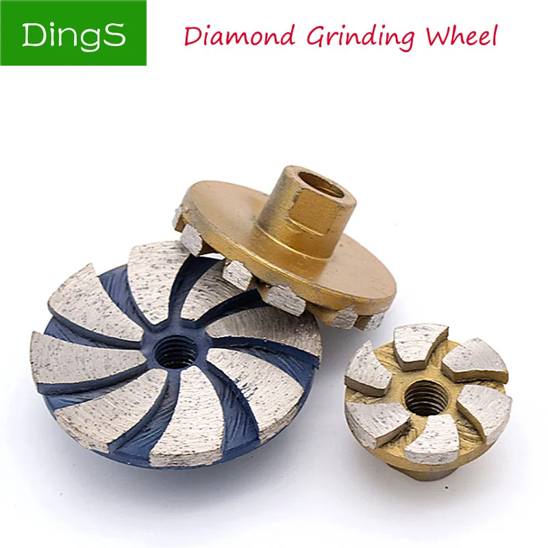 

1pc Dia 35/50/60mm Bowl Shape Diamond Dry Grinding Wheel Disc Concrete Masonry Granite Marble Stone Angle Grinder Dedicated Tool