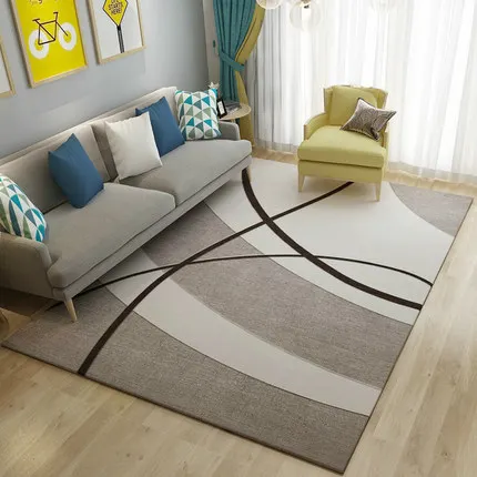 Nordic Abstract Aart Striped Carpet, Rectangle Rug, Living Room, Coffee Table, Bedroom, Bedside Mat, Home
