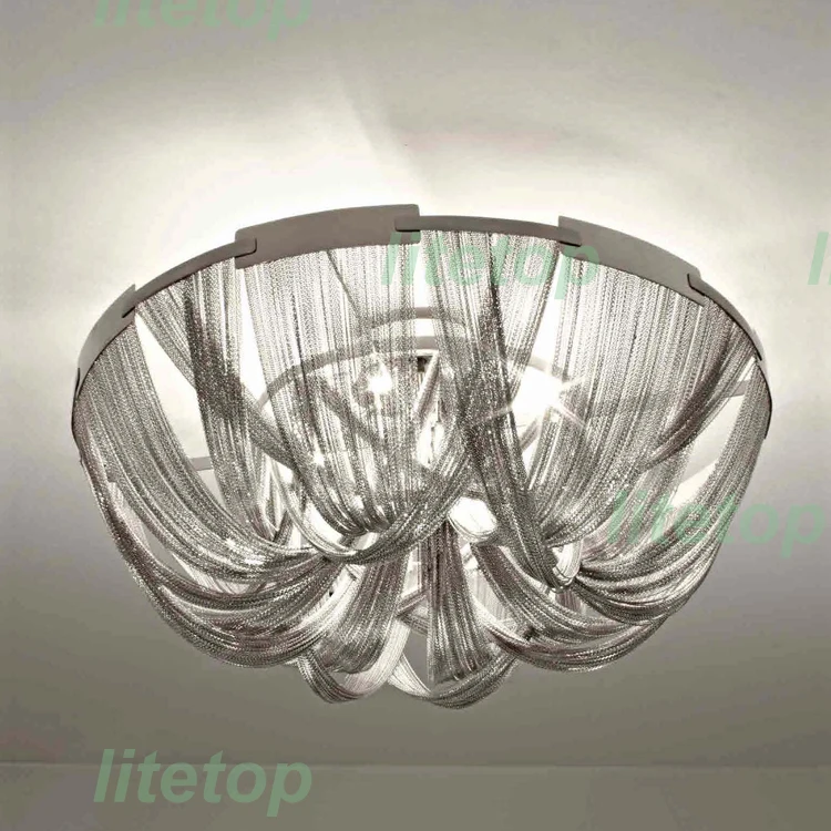 

Aluminum Chain Chandelier Ceiling Light Modern Novelty Lighting aluminum lamp classic design