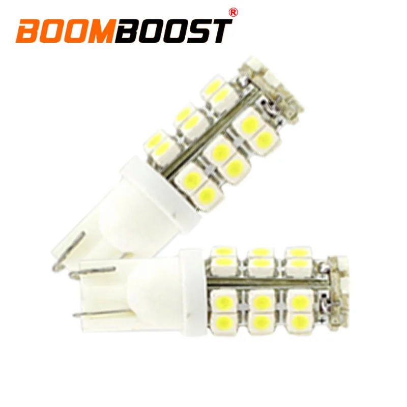 Vendita calda 10 pcs migliore vendita 10W 28SMD 3528 Auto HA CONDOTTO LA lampada di lettura della luce di cupola dell'automobile LED della luce di freno larghezza lampada 194 168