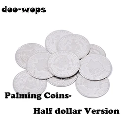 10pcs Super Thin Palming Coins (Half Dollar Version) Magic Tricks Appearing/Vanishing Coin Magia Accessories Gimmick Props