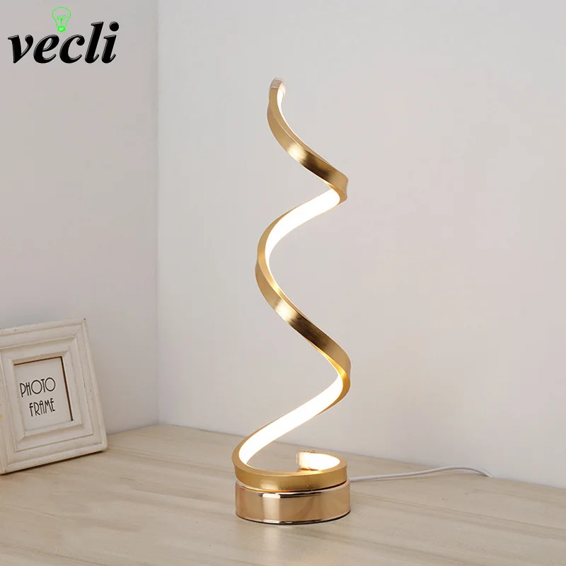Modern Minimalist Led Table Lamp Bedroom Bedside Study Reading Lighting Living Room Nordic Creative Night Lights Fixtures