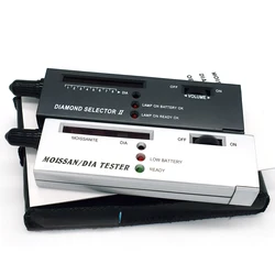 Professional High Accuracy Diamond Tester Set Gemstone Gem Selector Jewelry Watcher Tool LED Diamond Indicator Test Pen