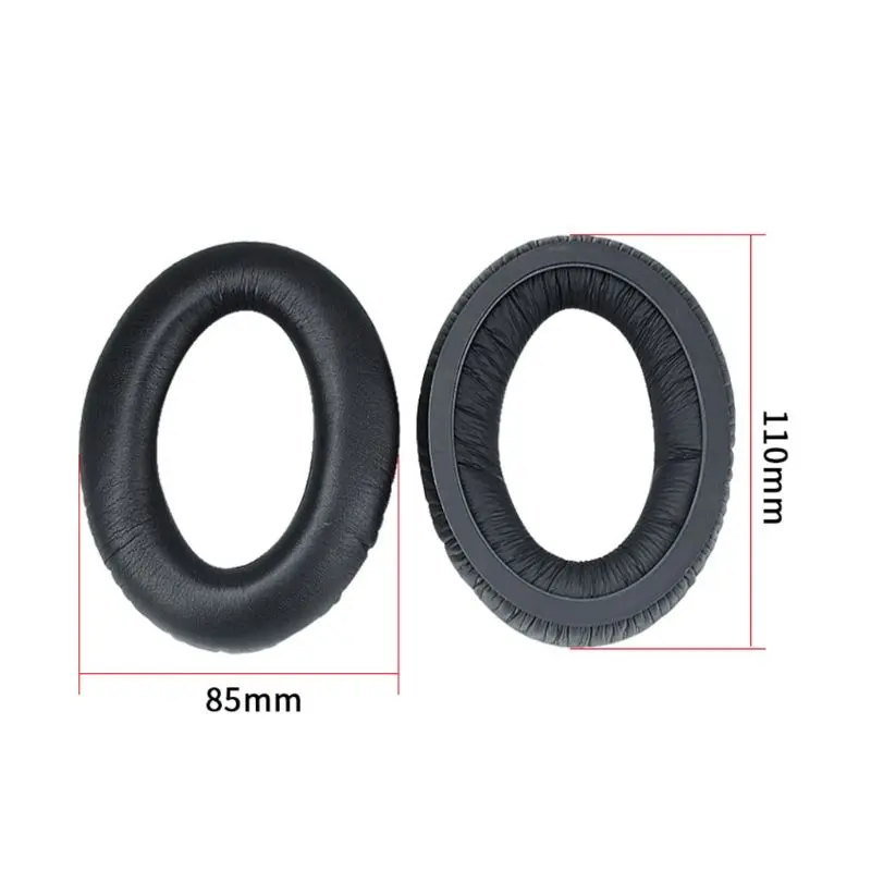 1 Pair Earphone Ear Pads Earpads Sponge Soft Foam Cushion Replacement for Sennheiser Game ONE Game ZERO HD380 HD380 Pro PC 373D