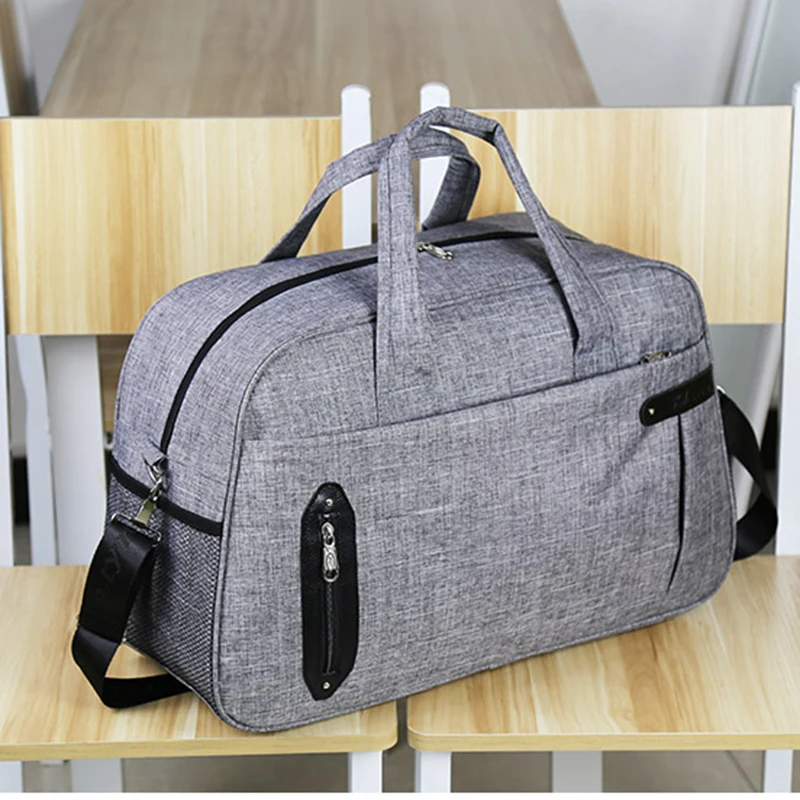 Bolsa de viaje Oxford impermeable de gran capacidad para hombre, equipaje Unisex, bolsos de viaje, cubos de embalaje, 30% de descuento, T518