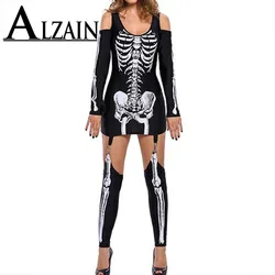 Halloween Costumes For Women Horror Zombie Costume Female Sexy Skeleton Costume Halloween Clothes Jumpsuit Body S-XXL