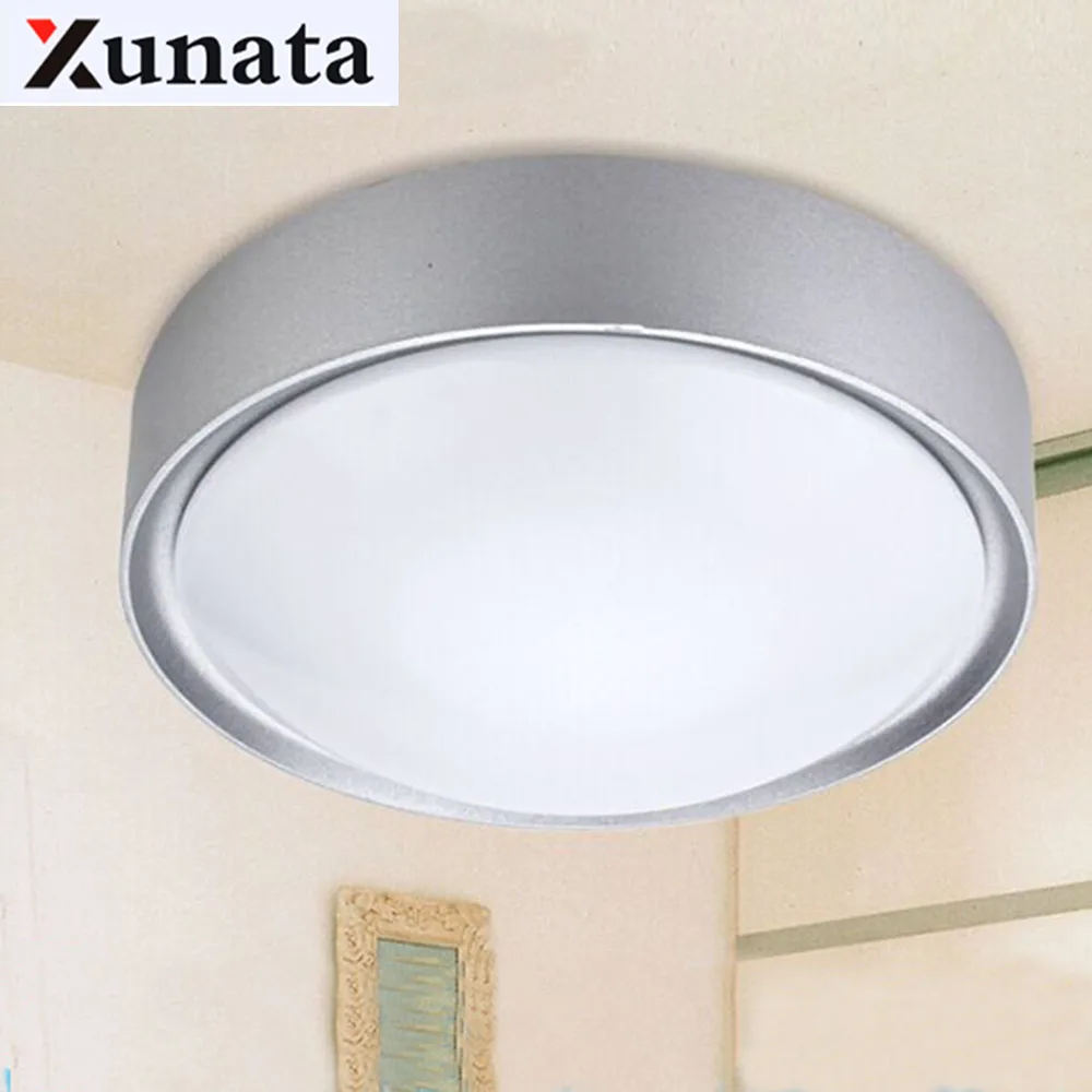 Plafonnier LED au design moderne, anti-poussière, éclairage d'intérieur, luminaire décoratif de plafond, idéal pour une chambre à coucher, un salon, un balcon ou une salle de bain, diamètre 25/33cm