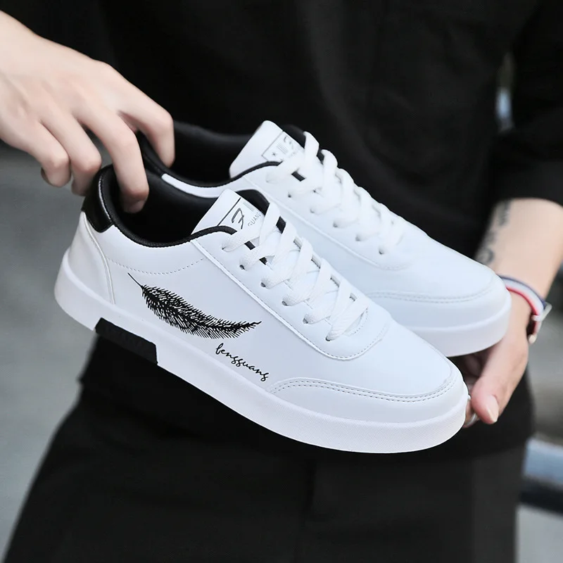 2018New Sneakers Shoes for Men Breathable Mesh Vulcanized Shoe Fashion White Comfortable Man Adult Footwear Trainers image 2