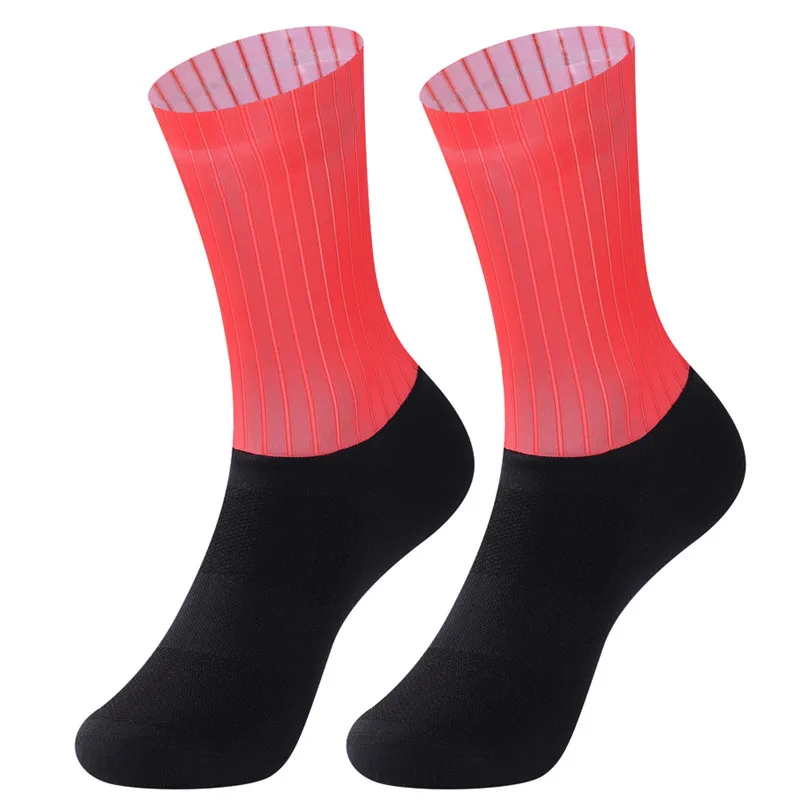 New Anti Slip seamless Cycling Socks Integral Moulding High-tech Bike Sock Compression Bicycle Outdoor Running Sport Socks