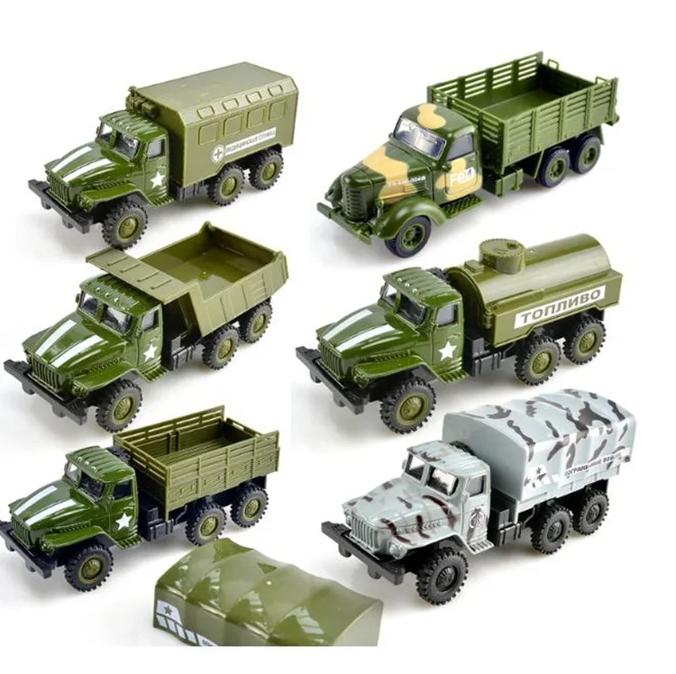 軍用車モデル,金属製ダイキャスト,1:64合金,ハイシミュレーション,トラックのおもちゃ,送料無料