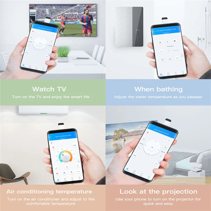 Micro USB Type-C Mobile Phone Remote Controller Smart App Wireless Infrared Appliances Adapter for TV Air Conditioner
