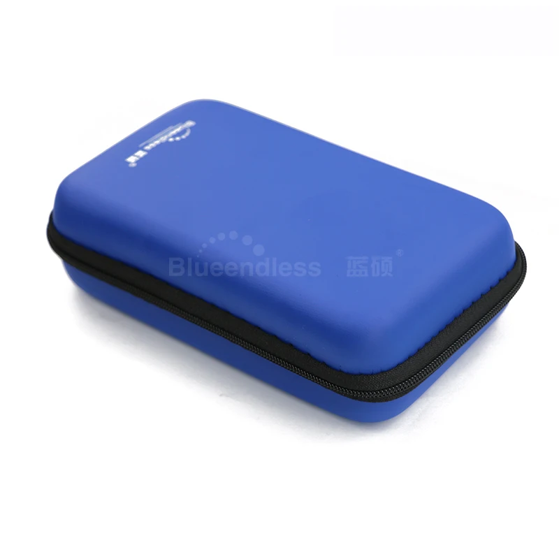 

Black/blue hard drive carry bags SSD HDD protect case for MP3/MP4/Earphone/Enclosure/Digital Protected anti-shock hard disk bags