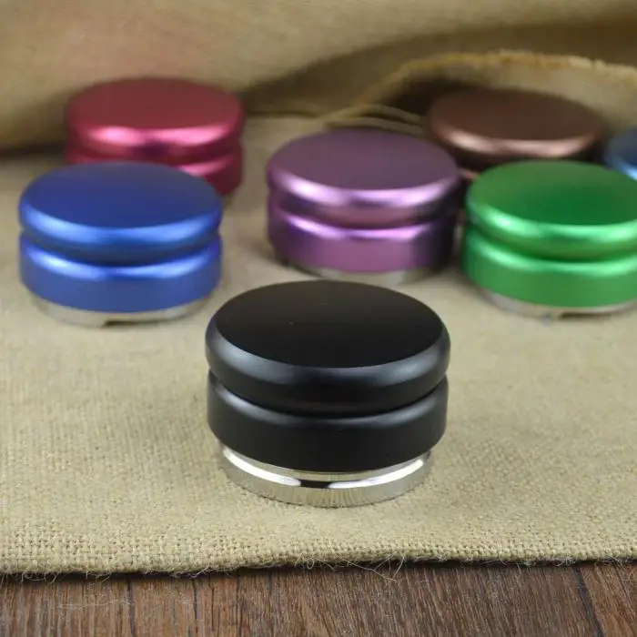 FeiC 1pc colorful Professional 58mm Stainless Steel base Adjustable Smart Coffee Espresso Tamper for Barista WBC champion used