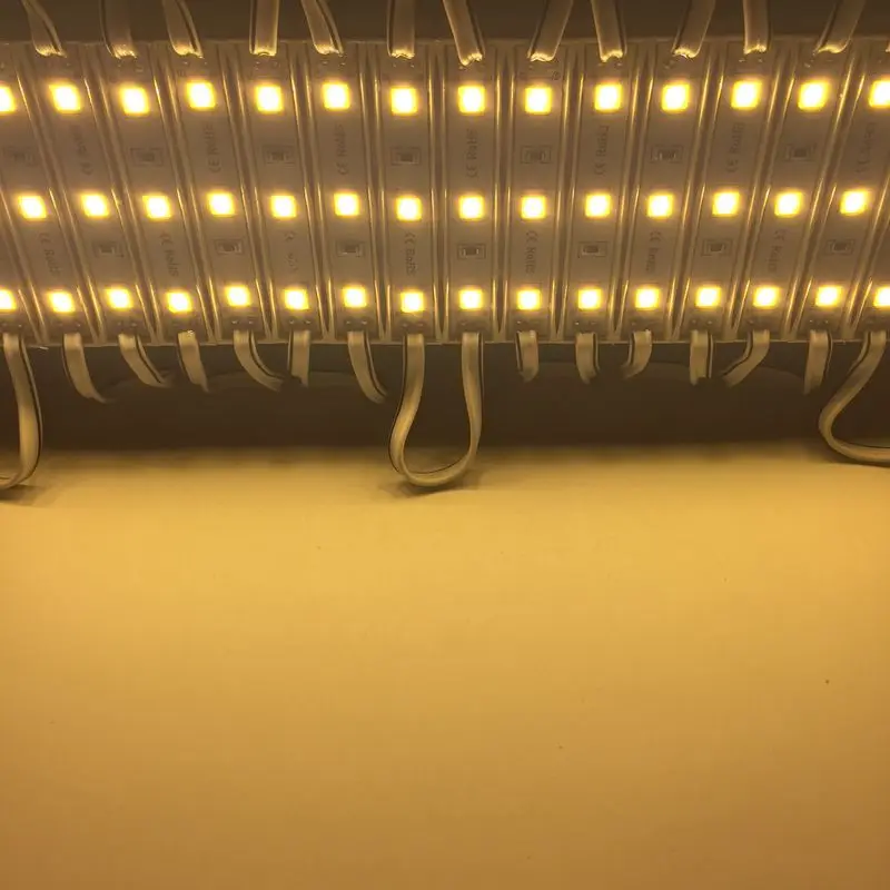 100 sztuk/partia Super jasne SMD 5054 moduł LED reklama projekt wysokiej jakości LED moduł oświetlenia 3 LED DC12V