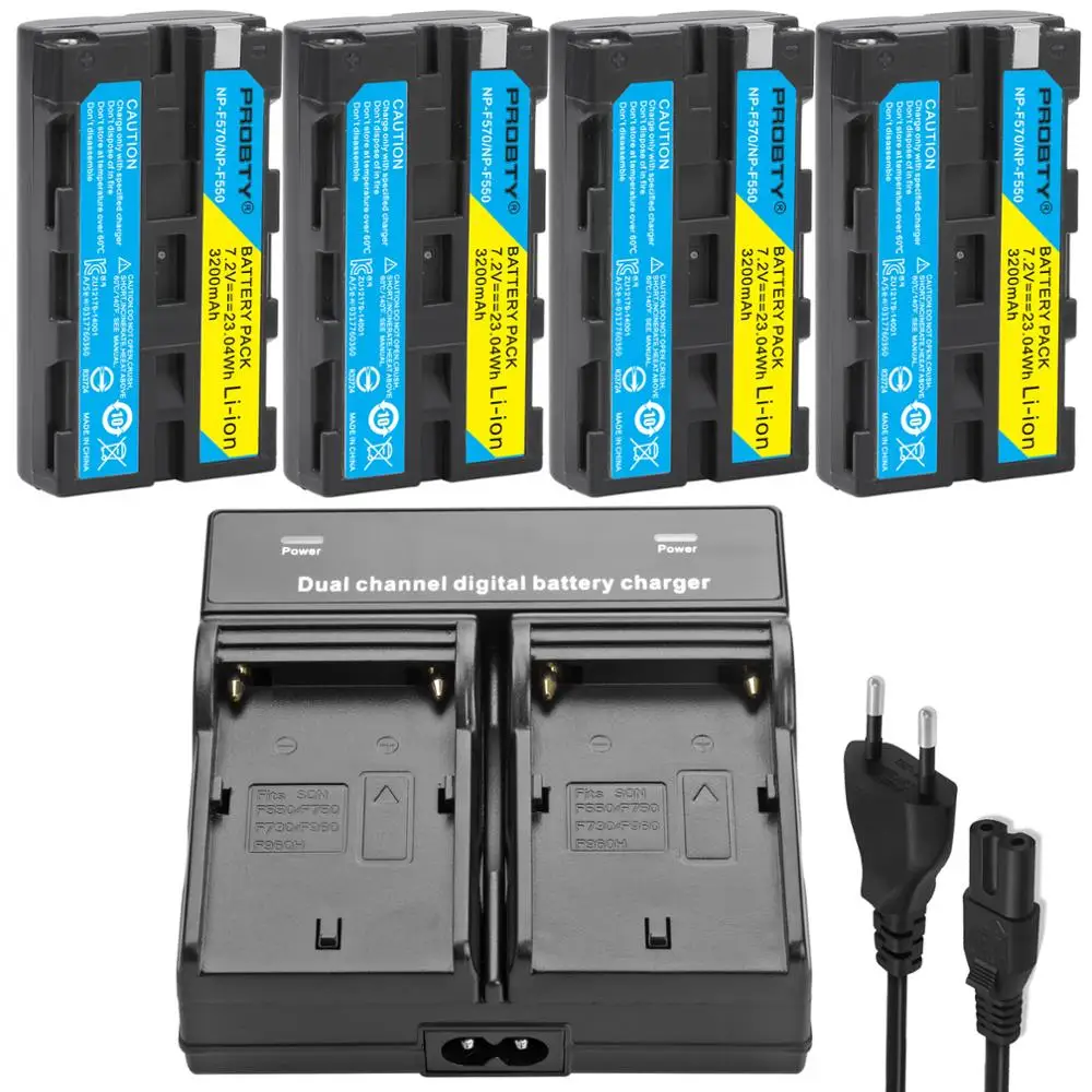 Dla sony NP-F550 NP F570 NP F550 bateria do Sony Sony CCD-RV200 SC5 TR940 TR917 kamera CN-160 CN-216 CN-304 YN 300 VL600 LED wideo
