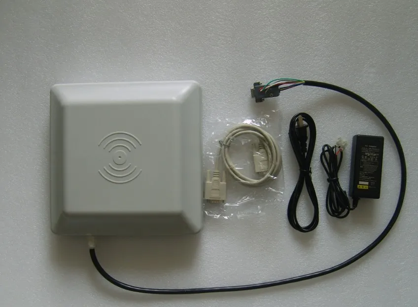 

UHF RFID card reader 6m long range, 8dbi Antenna RS232/RS485/Wiegand Read 6M Integrative UHF RFID Reader