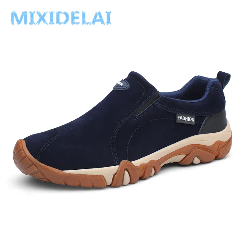 MIXIDELAI 2024 Spring Autumn Men\'s Casual Shoes Outdoor Loafers Sneakers For Men Shoes Male Footwear Walking Comfortable Slip-On