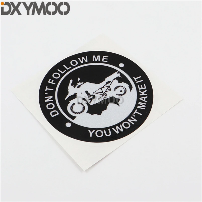 Car Styling Decal GS Adventure Do Not Follow Me You Won't Make It Auto Oil Tank Motorcycle Bike Sticker