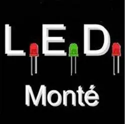 2 Pcs/Lot L.E.D MONTE - The Electronic Three Light,Mentalism Magic Tricks,Amazing Toys,Gimmick Close Up Magic Props Gimmick