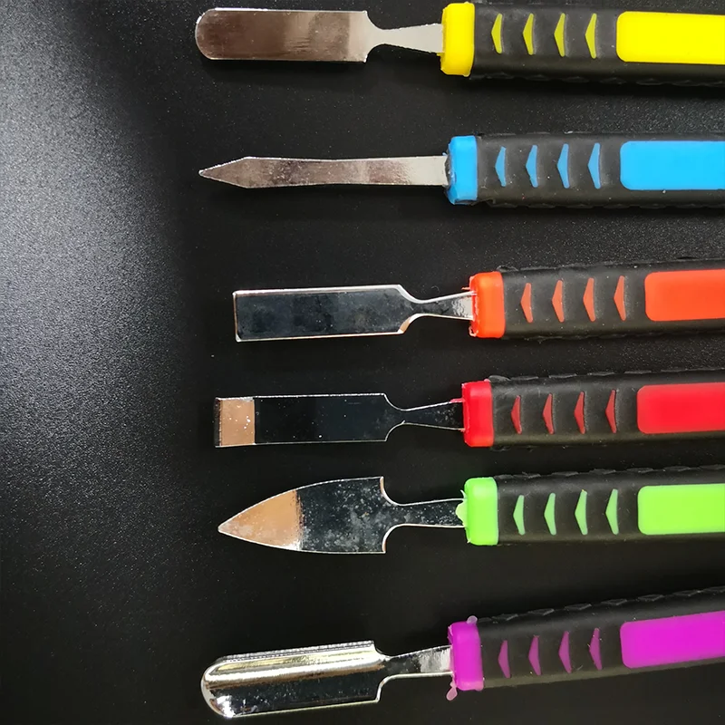 6pcs/set Prying Opening Repair Tool kit For Mobile Phone Notebook Dual Heads Metal Spudger Hand Tools Sets Crowbar