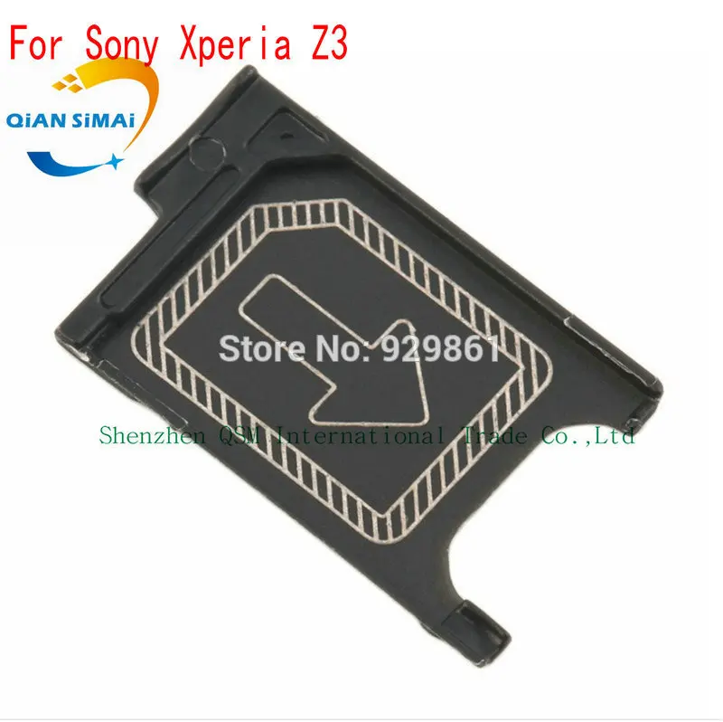 Genuine SIM Card Tray Holder Slot Socket Adapter Module  Repair Parts For Sony Xperia Z L36h / Z1 L39h / Z2 L50w / Z3