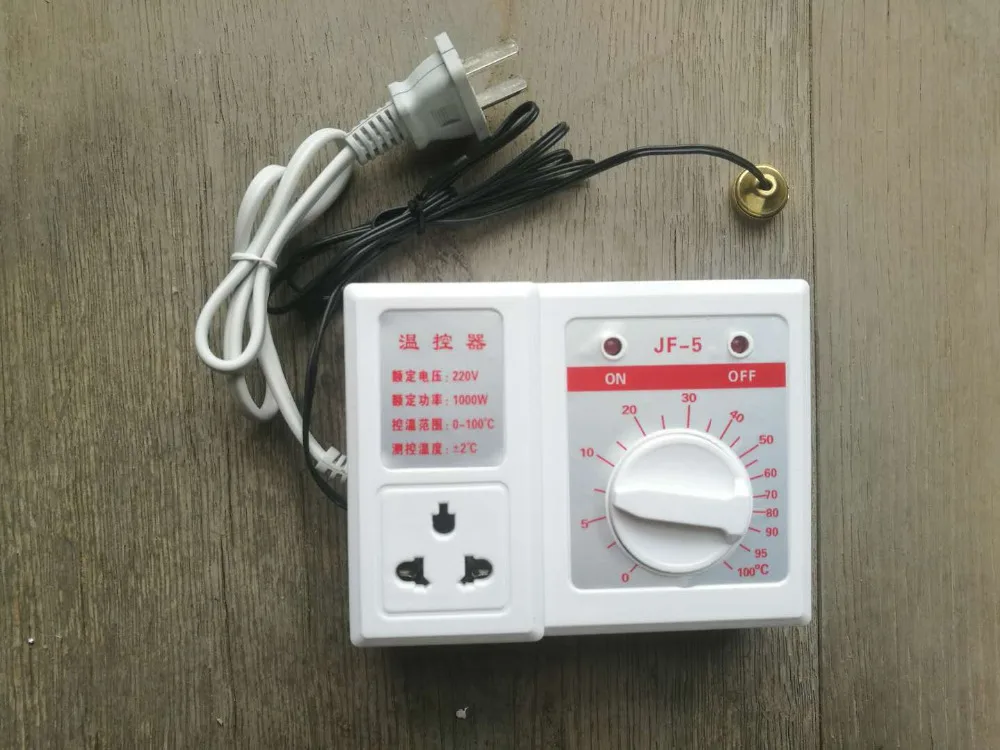 Boiler Thermostat Regulator Circulating Pump Machanical Temperature Controller Intelligent Control with Sensor 220V 1000W