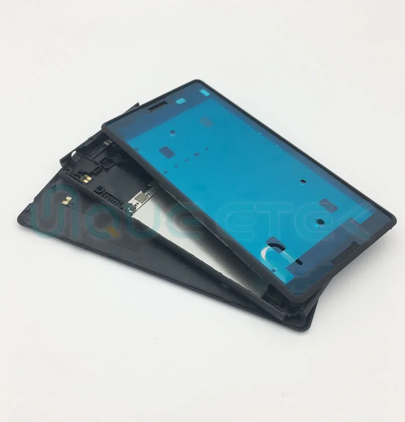 For Sony Xperia E3 D2203 D2206 D2202 Battery Cover Back Rear Door Housing Case + LCD Middle Chasis Frame Plate Replacement